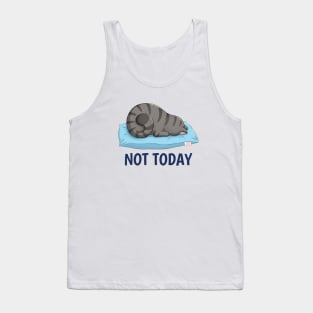 Cute Loafing Cat Tank Top